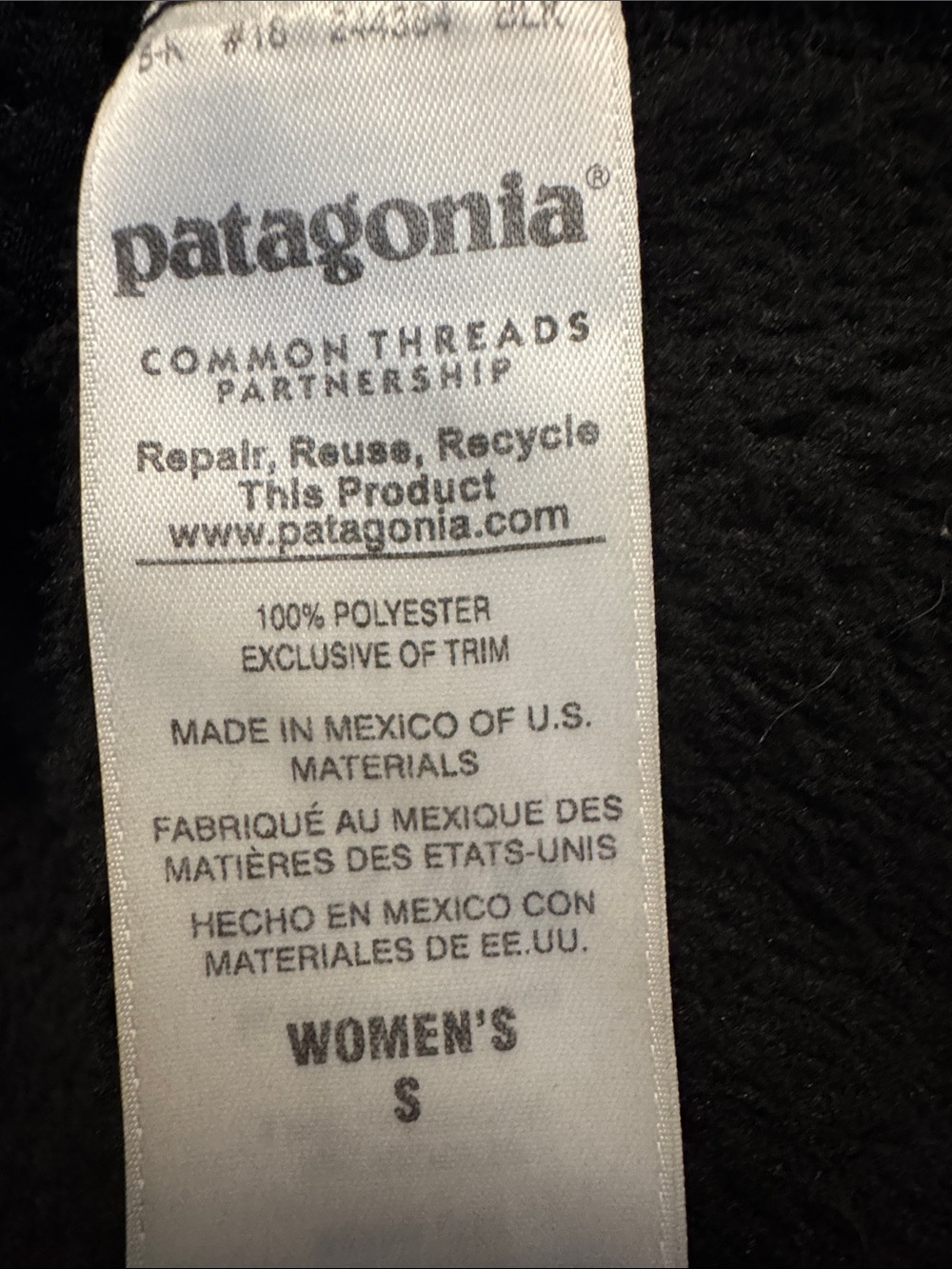 Patagonia Black Snap-T Fleece Pullover - Picture 10 of 10